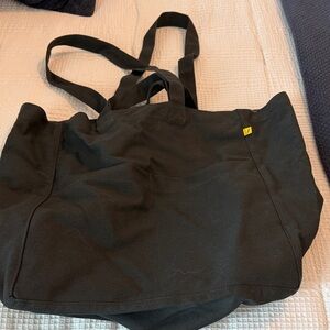 Black organic Tote Bag